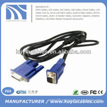 Male To Female 15 pin monitor extension cable